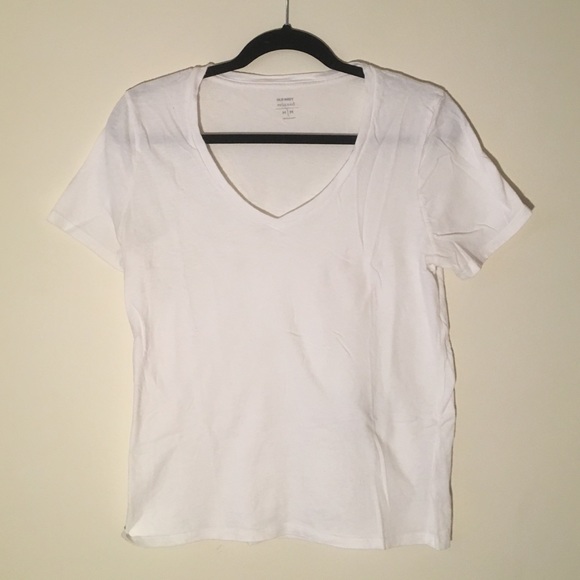 Basic White V-Neck - Picture 3 of 5